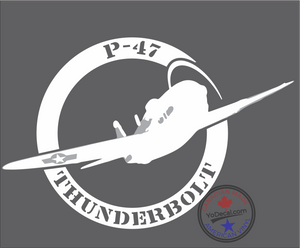 'Republic P-47 Thunderbolt' Premium Vinyl Decal