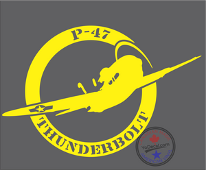 'Republic P-47 Thunderbolt' Premium Vinyl Decal