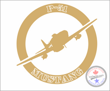 'P-51 Mustang' Premium Vinyl Decal