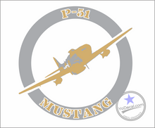 'P-51 Mustang' Premium Vinyl Decal