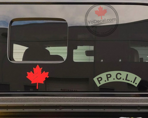 'PPCLI Shoulder Flash' Premium Vinyl Decal / Sticker