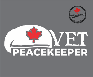'Peacekeeper Vet' Premium Vinyl Decal / Sticker