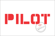 'Pilot' Premium Vinyl Decal