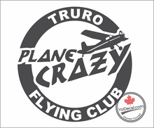 'Truro Flying Club (TFC) Plane Crazy' Premium Vinyl Decal / Sticker