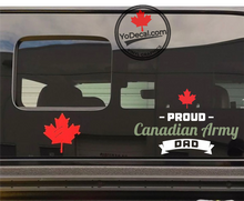 'Proud Canadian Army Dad' Premium Vinyl Decal / Sticker