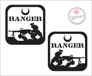 'Queen's York Ranger (PAIR)' Premium Vinyl Decal