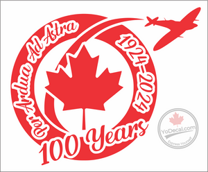'RCAF 100 Years Per Ardua Ad Astra' Premium Vinyl Decal