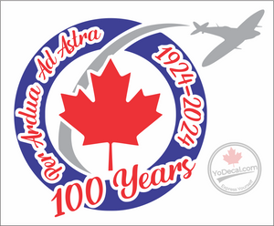 'RCAF 100 Years Per Ardua Ad Astra' Premium Vinyl Decal