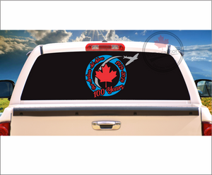 'RCAF 100 Years Per Ardua Ad Astra' Premium Vinyl Decal