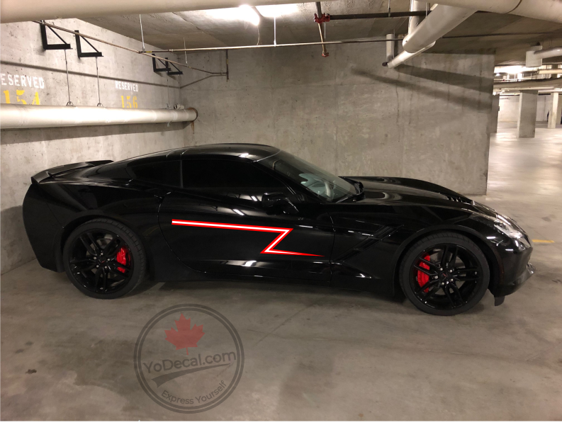 'RCAF ARC Lightning Bolt (Flash) Version 2 (PAIR)' Premium Vinyl Decal ...