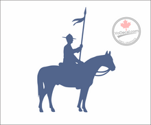 'RCMP Mounty on Musical Ride Horse' Premium Vinyl Decal / Sticker