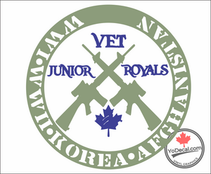'Junior Royals C7s' Premium Vinyl Decal / Sticker