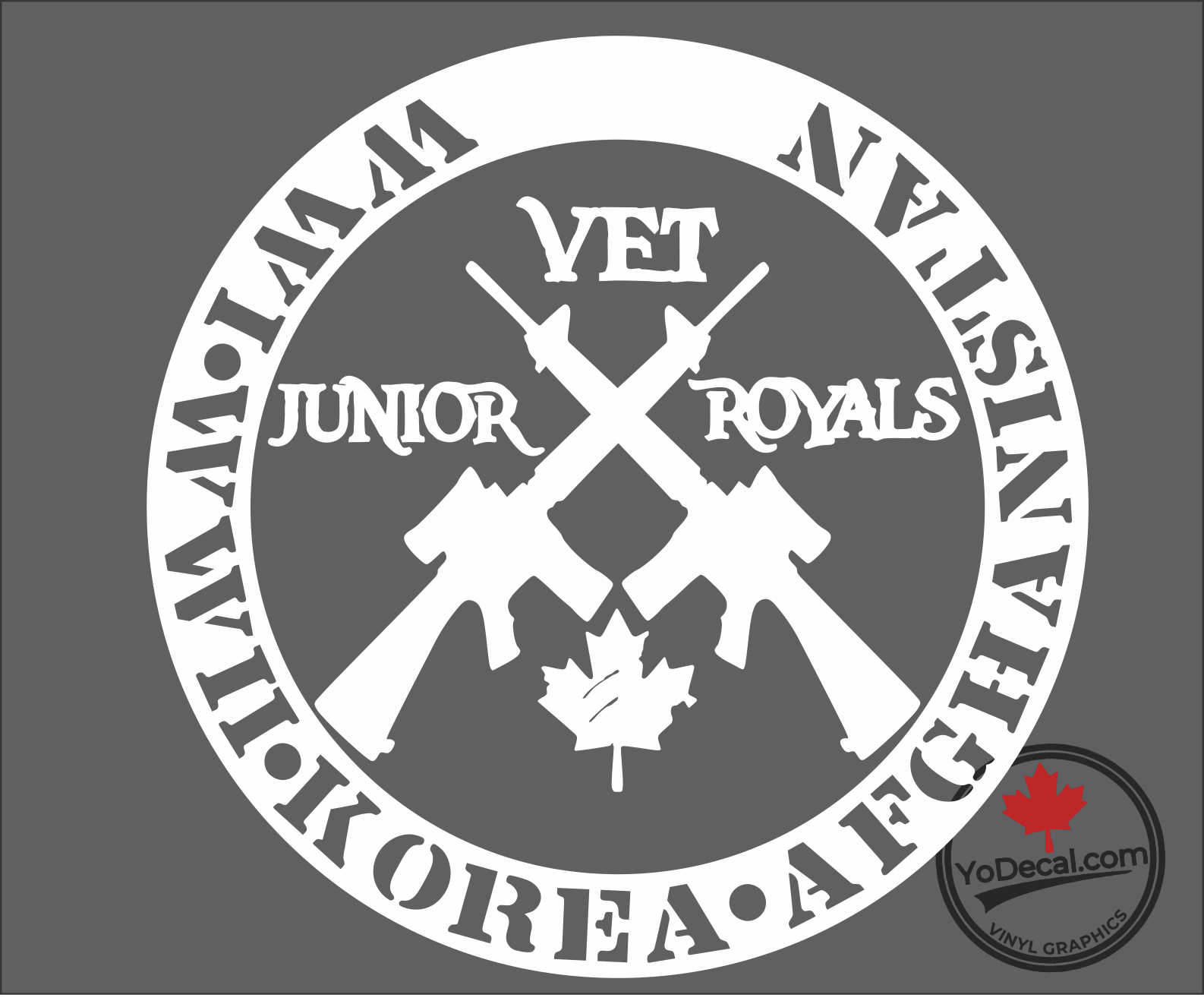 Kansas City Royals Vinyl Decal Sticker - Clear Backing, 4x4 Inch Retro Logo For Cars & Windows