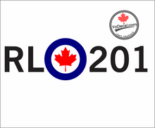 'RL 201 Modern Roundel Avro Arrow' Premium Vinyl Decal / Sticker