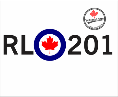 'RL 201 Modern Roundel Avro Arrow' Premium Vinyl Decal / Sticker