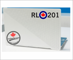 'RL 201 Modern Roundel Avro Arrow' Premium Vinyl Decal / Sticker