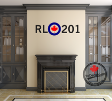 'RL 201 Modern Roundel Avro Arrow' Premium Vinyl Decal / Sticker