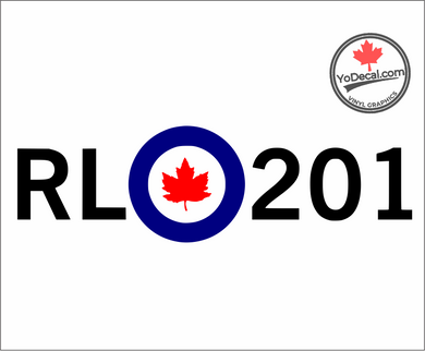 'RL 201 Vintage Roundel Avro Arrow' Premium Vinyl Decal / Sticker
