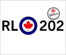 'RL 202 Modern Roundel Avro Arrow' Premium Vinyl Decal / Sticker