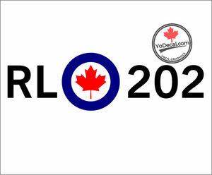 'RL 202 Modern Roundel Avro Arrow' Premium Vinyl Decal / Sticker