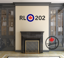 'RL 202 Modern Roundel Avro Arrow' Premium Vinyl Decal / Sticker