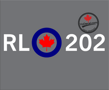 'RL 202 Modern Roundel Avro Arrow' Premium Vinyl Decal / Sticker