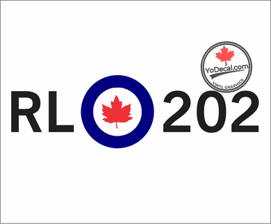 'RL 202 Vintage Roundel Avro Arrow' Premium Vinyl Decal / Sticker
