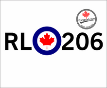 'RL 206 Modern Roundel Avro Arrow' Premium Vinyl Decal / Sticker