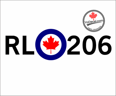 'RL 206 Modern Roundel Avro Arrow' Premium Vinyl Decal / Sticker