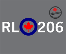 'RL 206 Modern Roundel Avro Arrow' Premium Vinyl Decal / Sticker