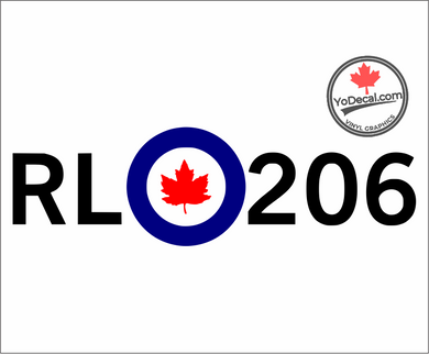 'RL 206 Vintage Roundel Avro Arrow' Premium Vinyl Decal / Sticker