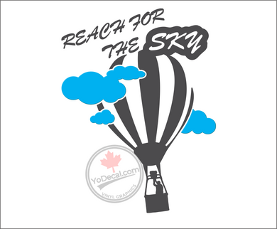 'Reach For The Sky' Premium Vinyl Decal