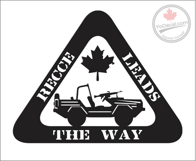 'Recce Leads the Way' Premium Vinyl Decal