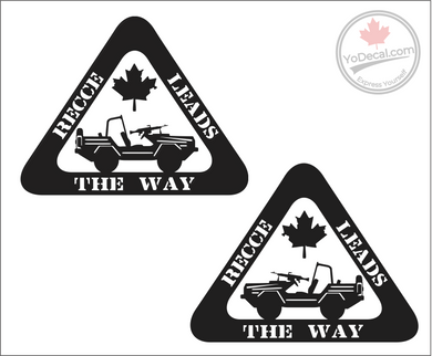 'Recce Leads the Way (PAIR)' Premium Vinyl Decal