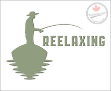 'Reelaxing' Premium Vinyl Decal / Sticker