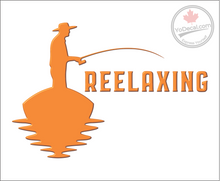 'Reelaxing' Premium Vinyl Decal / Sticker