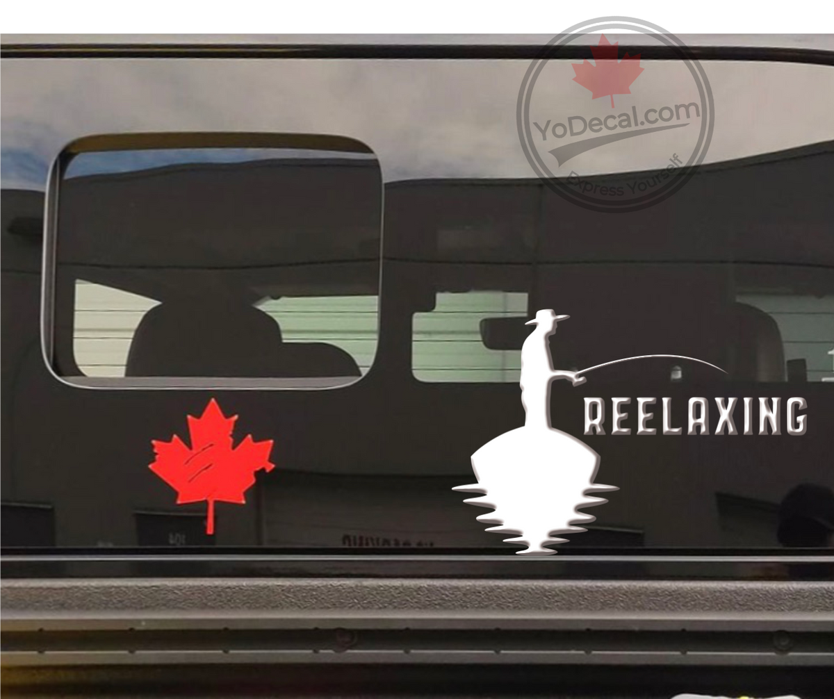 'Reelaxing' Premium Vinyl Decal / Sticker – YoDecal.com