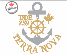'DDE 259 Terra Nova - Restigouche Class Destroyer' Premium Vinyl Decal / Sticker