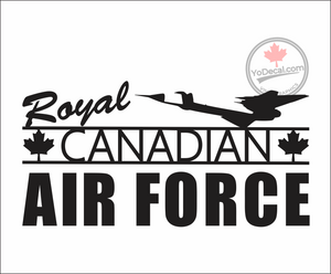 'Royal Canadian Air Force' Premium Vinyl Decal / Sticker