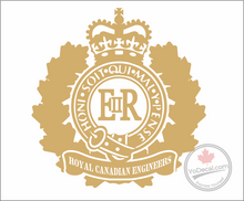 'Royal Canadian Engineers E II R' Premium Vinyl Decal