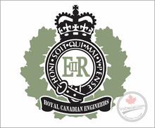 'Royal Canadian Engineers E II R' Premium Vinyl Decal