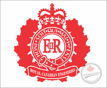 'Royal Canadian Engineers E II R' Premium Vinyl Decal