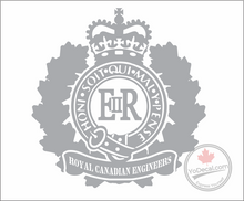 'Royal Canadian Engineers E II R' Premium Vinyl Decal