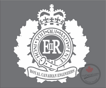 'Royal Canadian Engineers E II R' Premium Vinyl Decal