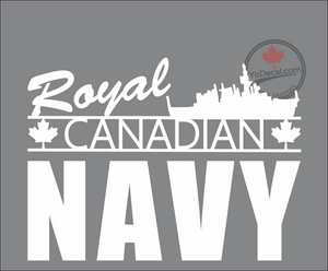 'Royal Canadian Navy' Premium Vinyl Decal / Sticker