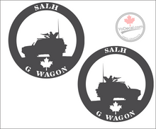 'SALH G Wagon (PAIR)' Premium Vinyl Decal