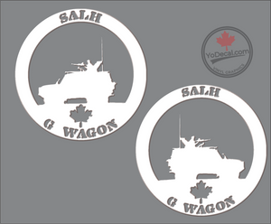 'SALH G Wagon (PAIR)' Premium Vinyl Decal