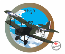 'SE5a Biplane' Premium Vinyl Decal / Sticker
