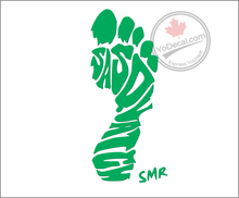 'SMR Foot' Premium Vinyl Decal