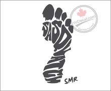 'SMR Foot' Premium Vinyl Decal